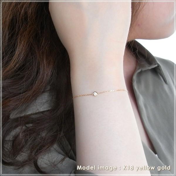 ブレスレット レディース ダイヤモンド 18金 18k k18 プレゼント 記念
