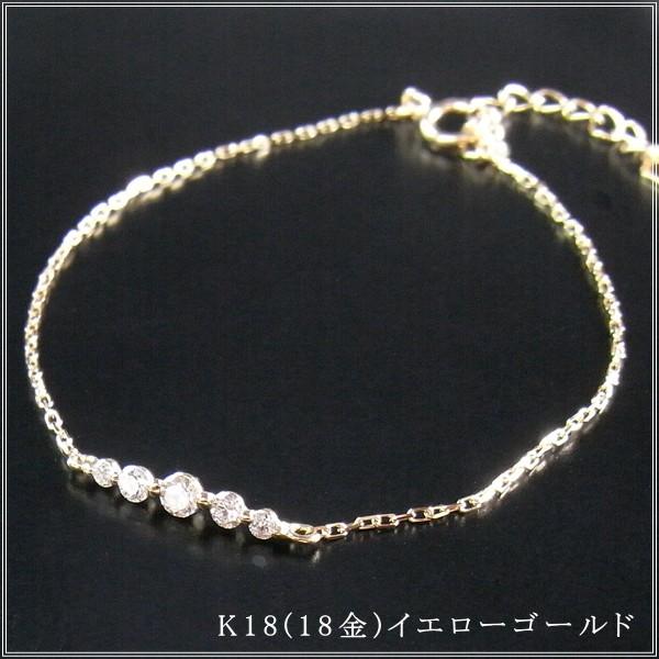 ブレスレット レディース ダイヤモンド 18金 18k k18 プレゼント 記念日 誕生日 30代 40代 50代 60代 彼女 妻 女性 「ダリオ」の画像