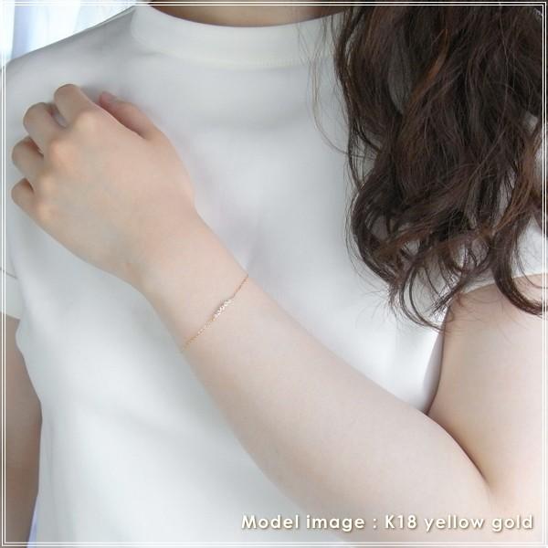 ブレスレット レディース ダイヤモンド 18金 18k k18 プレゼント 記念日 誕生日 30代 40代 50代 60代 彼女 妻 女性 「ダリオ」の画像