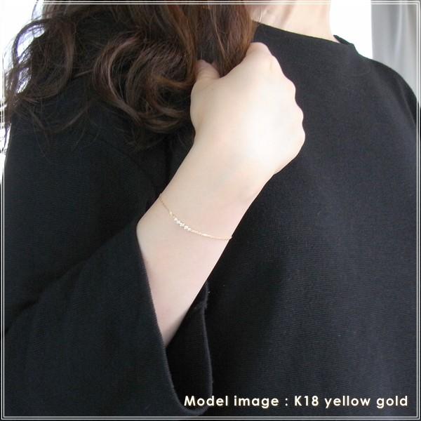 ブレスレット レディース ダイヤモンド 18金 18k k18 プレゼント 記念日 誕生日 30代 40代 50代 60代 彼女 妻 女性 「ダリオ」の画像