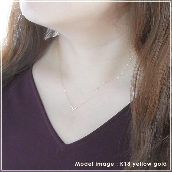 ネックレス レディース ダイヤモンド 18金 K18 18k プレゼント 記念日 誕生日 30代 40代 50代 60代 彼女 妻 女性「ヴァルマ」の画像