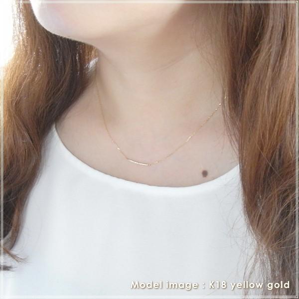 ネックレス レディース ダイヤモンド 18金 K18 18k プレゼント 記念日 誕生日 30代 40代 50代 60代 彼女 妻 女性「トワル」の画像