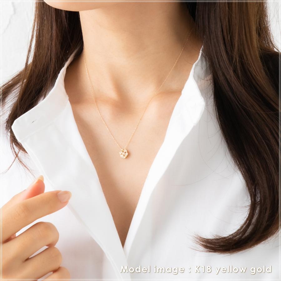 ネックレス レディース ダイヤモンド 18金 K18 18k プレゼント 記念日