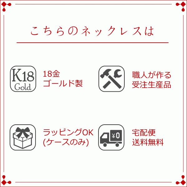 ネックレス レディース 18金 K18 18k プレゼント 記念日 誕生日 30代 40代 50代 60代 彼女 妻 女性「ディタ」 |  | 13