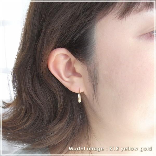 ピアス レディース 18金 ダイヤモンド 18k k18 プレゼント 記念日 誕生日 30代 40代 50代 60代 彼女 妻 女性 「アーモ」の画像