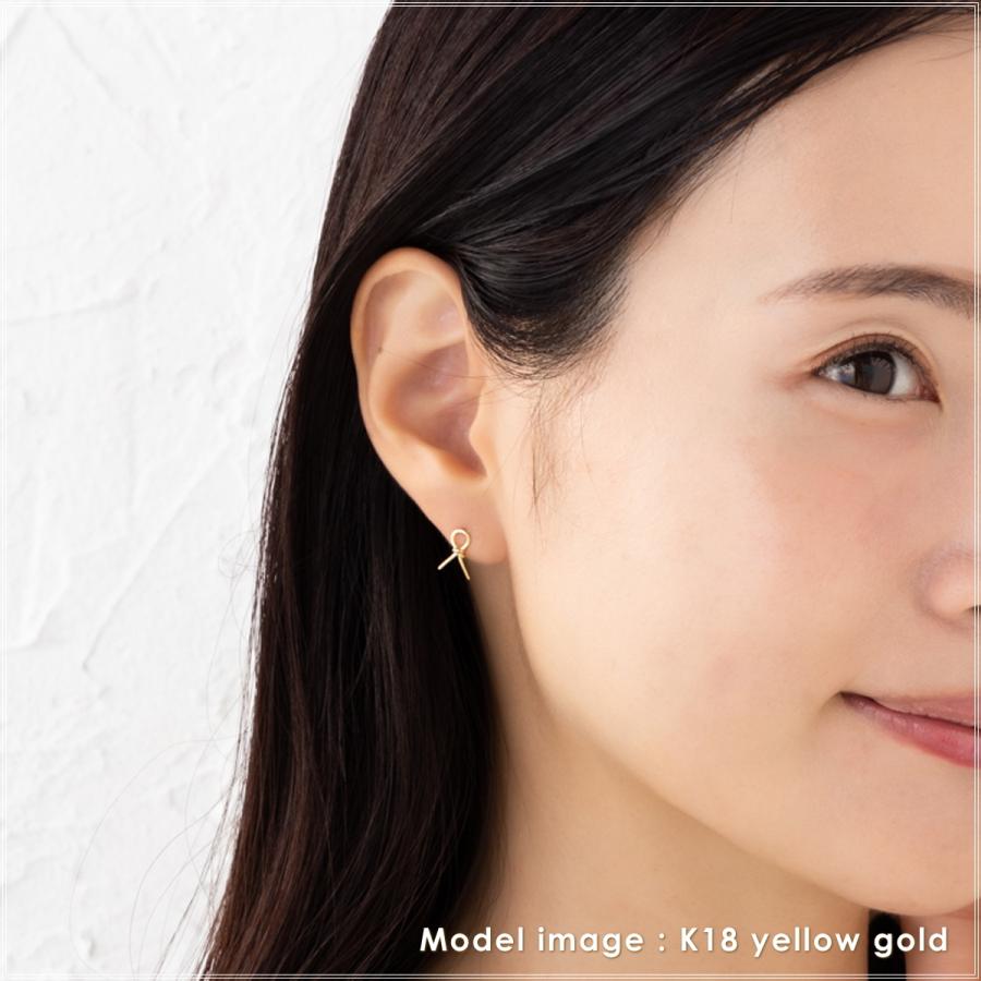 ピアス レディース 18金 18k k18 プレゼント 記念日 誕生日 30代 40代 50代 60代 彼女 妻 女性 「マーヤ」の画像