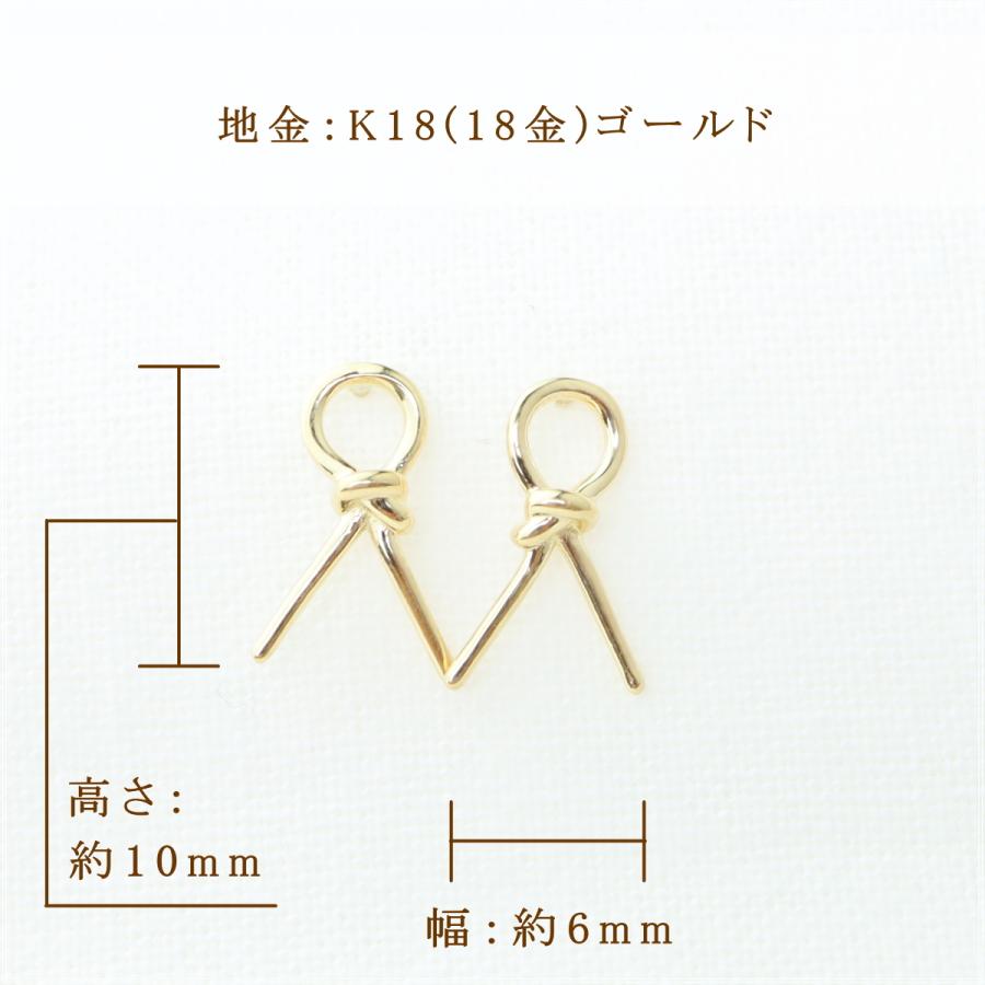 ピアス レディース 18金 18k k18 プレゼント 記念日 誕生日 30代 40代 50代 60代 彼女 妻 女性 「マーヤ」の画像