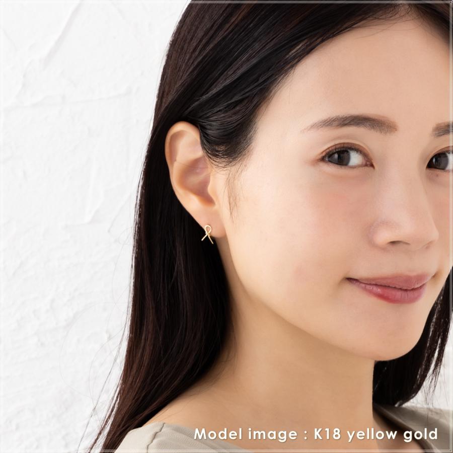 ピアス レディース 18金 18k k18 プレゼント 記念日 誕生日 30代 40代 50代 60代 彼女 妻 女性 「マーヤ」の画像
