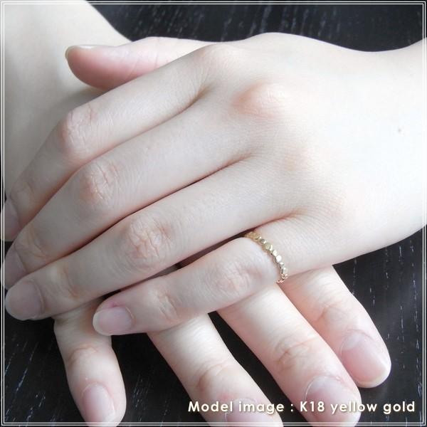18K YG ピンキーリング 楽天市場】地金 ゴールド ピンキーリング リング 指輪 Happy
