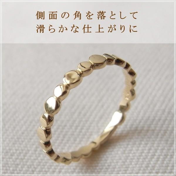 指輪 レディース ピンキーリング 18金 18k k18 プレゼント 記念