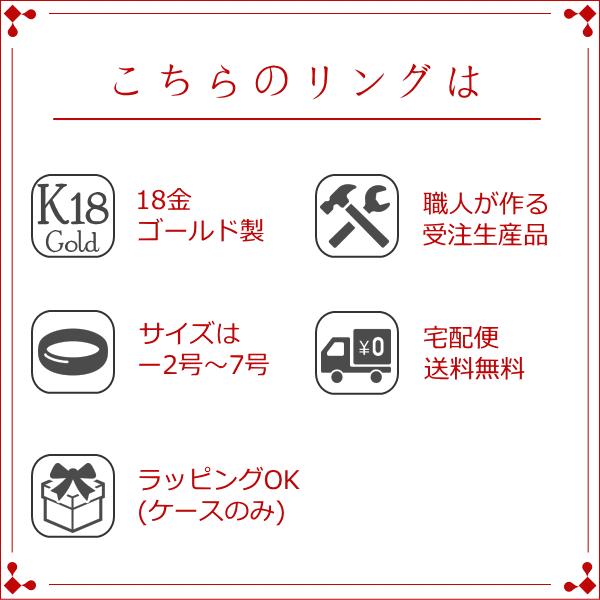指輪 レディース ピンキーリング 18金 18k k18 プレゼント 記念日 誕生日 30代 40代 50代 60代 彼女 妻 女性 小指 ツイスト 「フーゴ」の画像