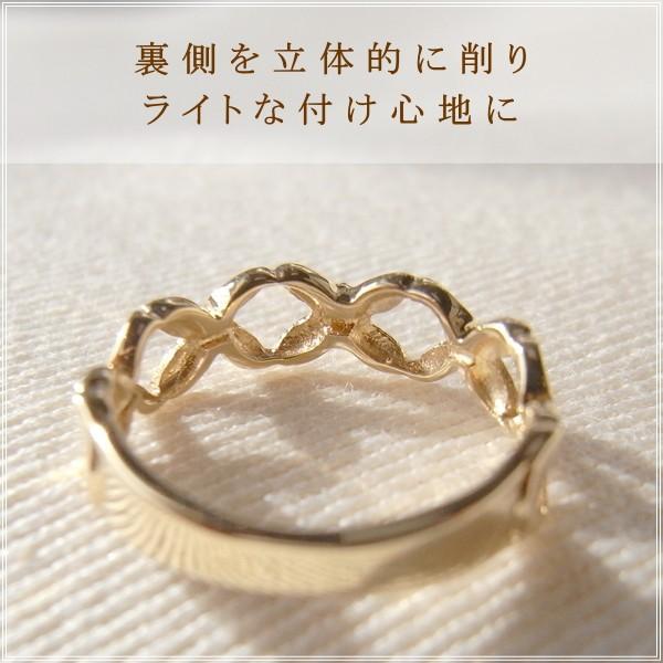 指輪 レディース ピンキーリング ダイヤモンド 18金 18k k18 プレゼント 記念日 誕生日 30代 40代 50代 60代 彼女 妻 女性 「ヴィヴァーノ」の画像