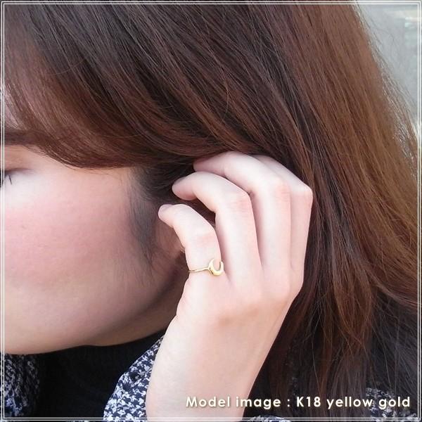 指輪 レディース ピンキーリング 18金 18k k18 プレゼント 記念日 誕生日 30代 40代 50代 60代 彼女 妻 女性 小指 三日月 「ココ」 |  | 02