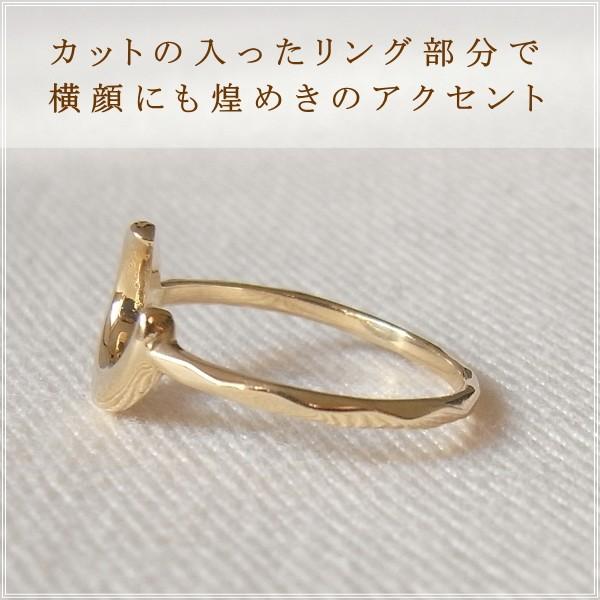 指輪 レディース ピンキーリング 18金 18k k18 プレゼント 記念日 誕生日 30代 40代 50代 60代 彼女 妻 女性 小指 三日月 「ココ」 |  | 05