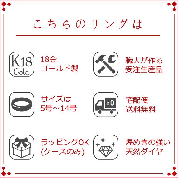 指輪 レディース リング ダイヤモンド 18金 18k k18 プレゼント 記念日 誕生日 30代 40代 50代 60代 彼女 妻 女性 中指 薬指 「エルティ」の画像