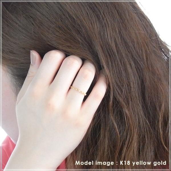 指輪 レディース リング ダイヤモンド 18金 18k k18 プレゼント 記念日 誕生日 30代 40代 50代 60代 彼女 妻 女性 中指 薬指 「エルティ」の画像