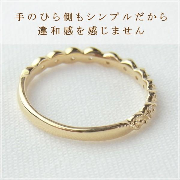 指輪 レディース リング ダイヤモンド 18金 18k k18 プレゼント 記念日 誕生日 30代 40代 50代 60代 彼女 妻 女性 中指 薬指 「イシュミ」の画像