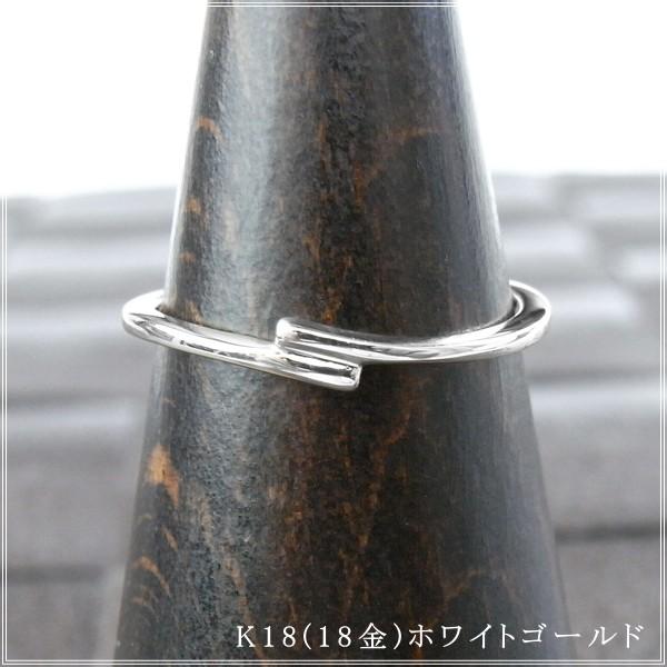 指輪 レディース リング 18金 18k k18 プレゼント 記念日 誕生日 30代 40代 50代 60代 彼女 妻 女性 人差し指 中指 薬指 「ロロ」_12