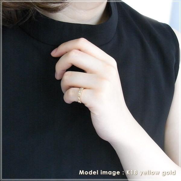 指輪 レディース ピンキーリング 18金 18k k18 プレゼント 記念日 誕生日 30代 40代 50代 60代 彼女 妻 女性 小指 「ディラ」の画像