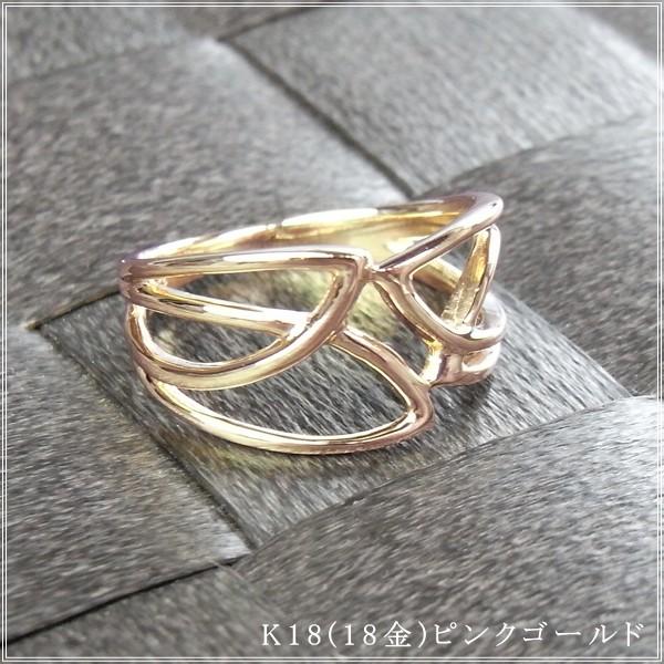 指輪 レディース リング 18金 18k k18 プレゼント 記念日 誕生日 30代 40代 50代 60代 彼女 妻 女性 人差し指 中指 薬指 「レルタ」の画像