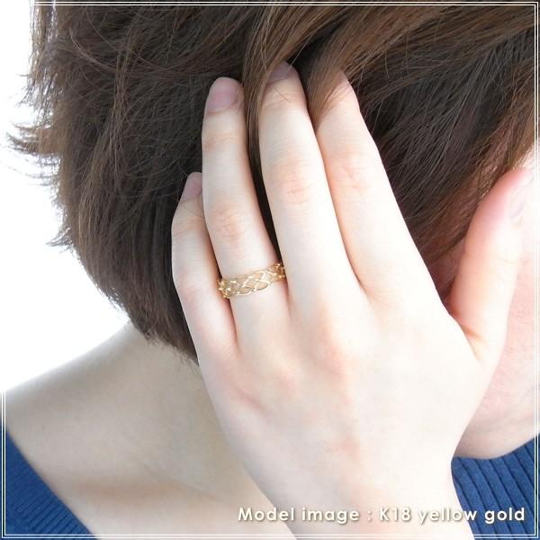 指輪 レディース リング 18金 18k k18 プレゼント 記念日 誕生日 30代 40代 50代 60代 彼女 妻 女性 人差し指 中指 薬指 「リタ」の画像
