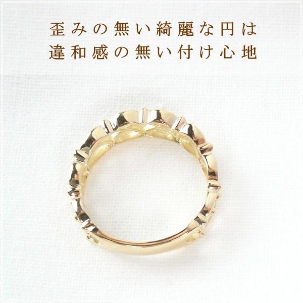 指輪 レディース リング 18金 18k k18 プレゼント 記念日 誕生日 30代 40代 50代 60代 彼女 妻 女性 人差し指 中指 薬指 「リタ」の画像