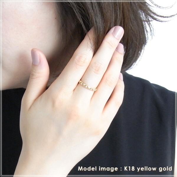指輪 レディース リング ダイヤモンド 18金 18k k18 プレゼント 記念日 誕生日 30代 40代 50代 60代 彼女 妻 女性 中指 薬指 「ジーナ」の画像