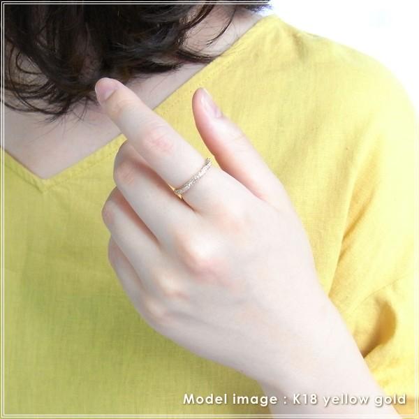 指輪 レディース リング ダイヤモンド 18金 18k k18 プレゼント 記念日 誕生日 30代 40代 50代 60代 彼女 妻 女性 中指 薬指 「ノーラ」の画像