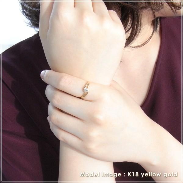 指輪 レディース リング ダイヤモンド 18金 18k k18 プレゼント 記念日 誕生日 30代 40代 50代 60代 彼女 妻 女性 中指 薬指 「カリナ」の画像