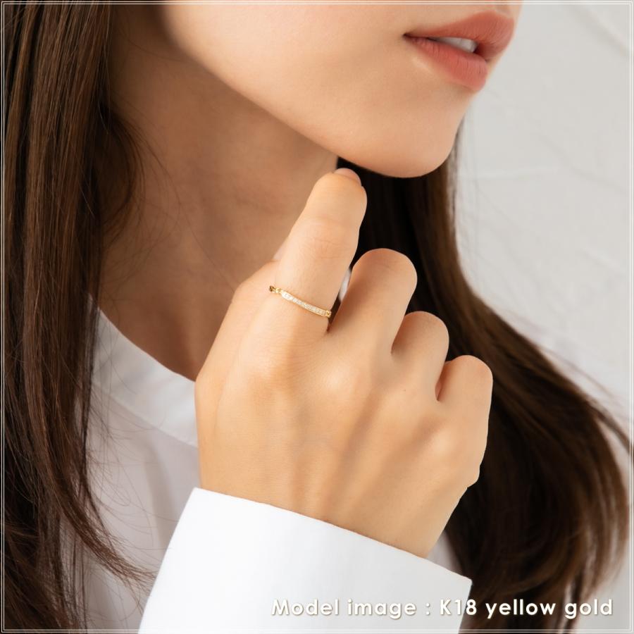指輪 レディース リング ダイヤモンド 18金 18k k18 プレゼント 記念日 誕生日 30代 40代 50代 60代 彼女 妻 女性 中指 薬指 「エルフ」の画像