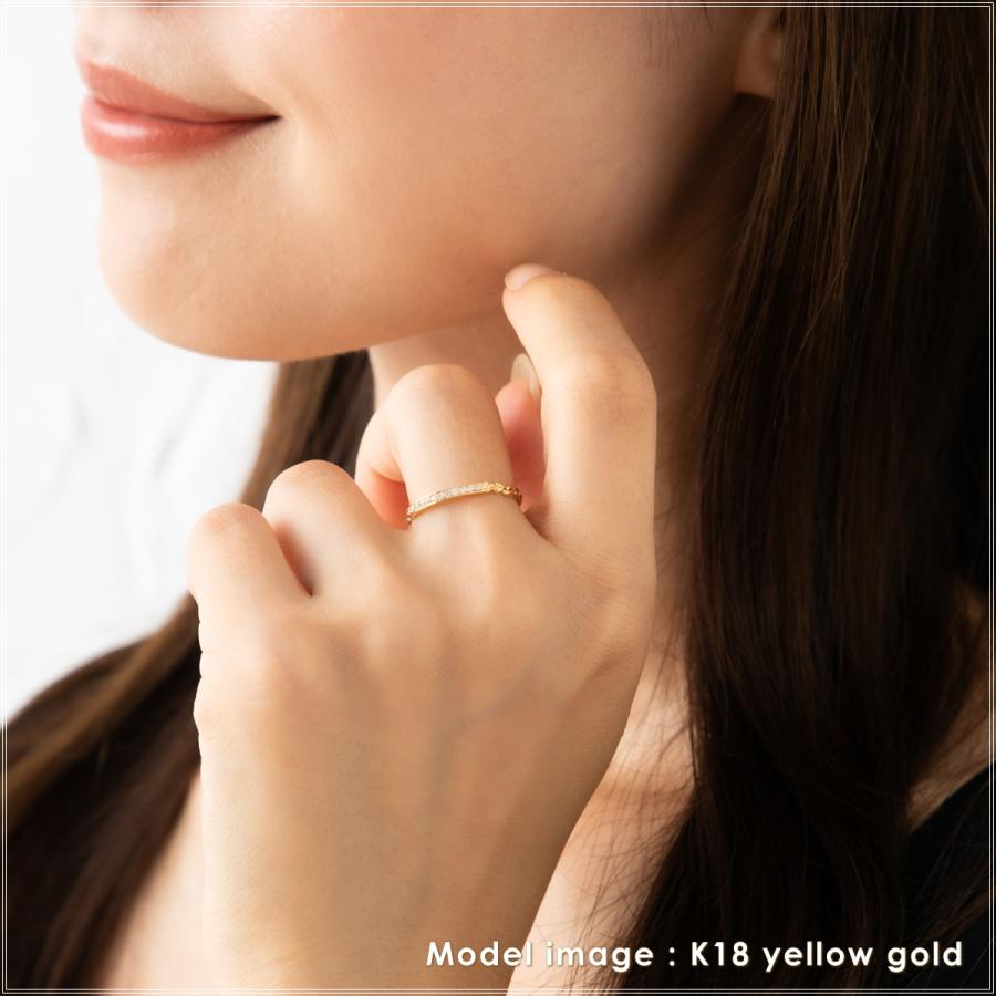 指輪 レディース リング ダイヤモンド 18金 18k k18 プレゼント 記念日 誕生日 30代 40代 50代 60代 彼女 妻 女性 中指 薬指 「エルフ」の画像