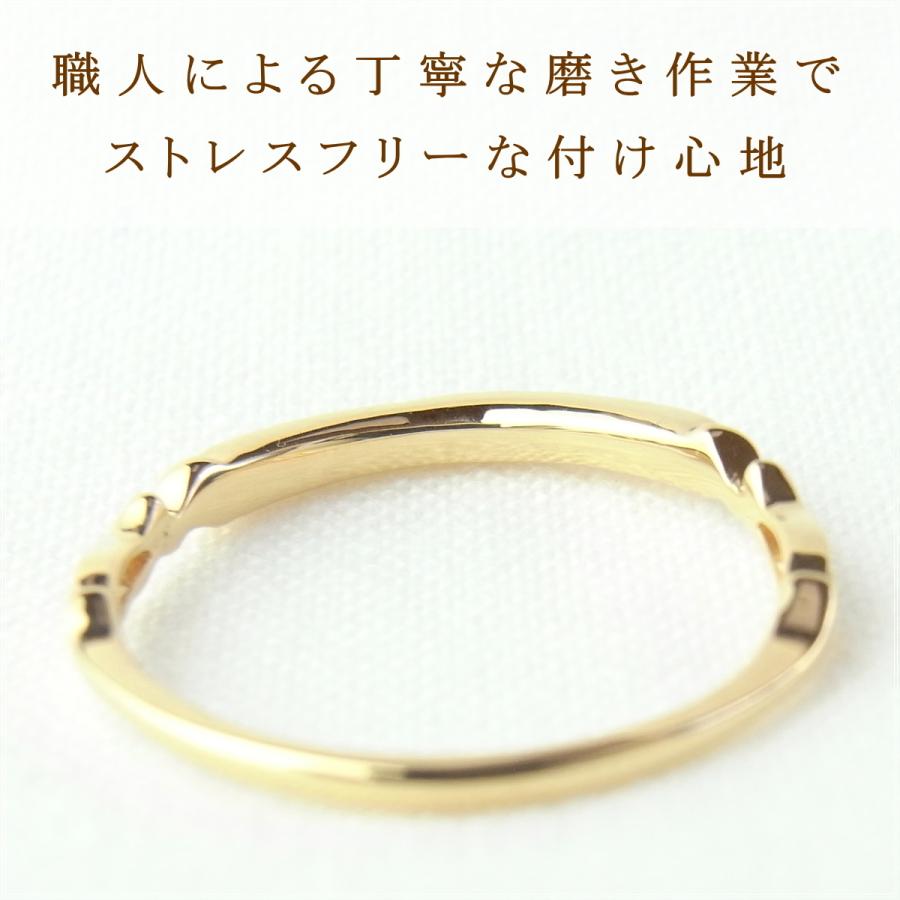 指輪 レディース リング ダイヤモンド 18金 18k k18 プレゼント 記念日 誕生日 30代 40代 50代 60代 彼女 妻 女性 中指 薬指 「エルフ」の画像