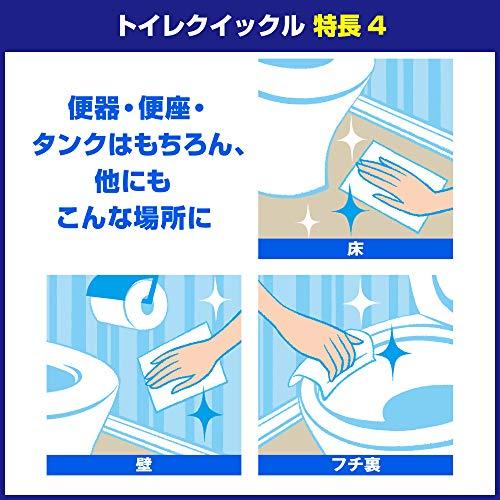 【ケース販売】トイレクイックル トイレ用洗剤 詰替用 20枚×12個｜polupolu-shop｜06
