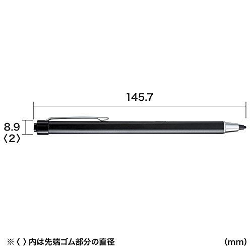 サンワサプライ 充電式極細タッチペン(ブラック) PDA-PEN42BK｜polupolu-shop｜06