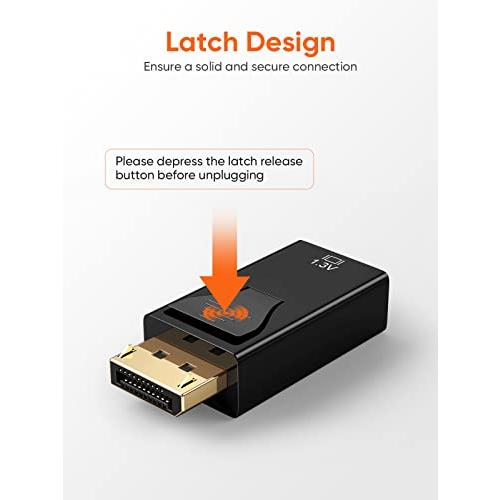 DP to HDMI 変換コネクタ, CableCreation DisplayPort HDMI 変換アダプタ ディスプレイポート(オス) → HD｜polupolu-shop｜05