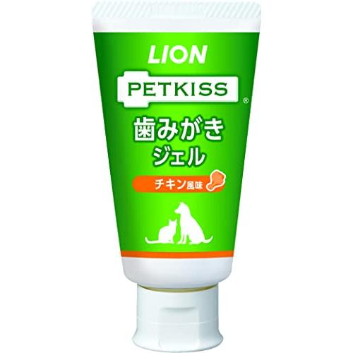ライオン (LION) ペットキッス (PETKISS) 歯みがきジェル チキン風味 ペット用 40g｜polupolu-shop｜03