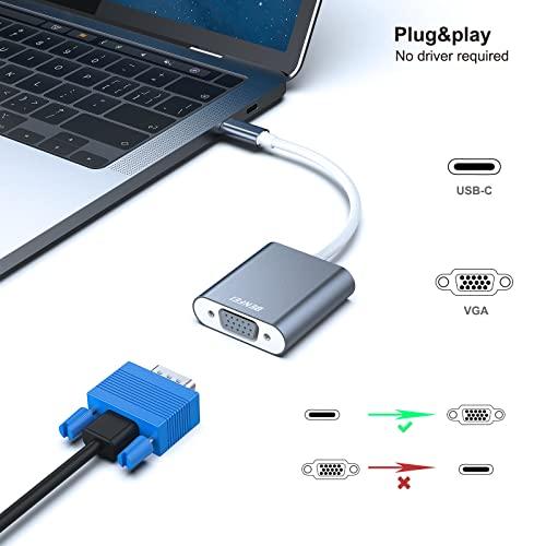 BENFEI USB-C-VGAアダプター、Thunderbolt 3/4（USB Type C）-VGAアダプター、HD 1080P タイプc VG｜polupolu-shop｜02