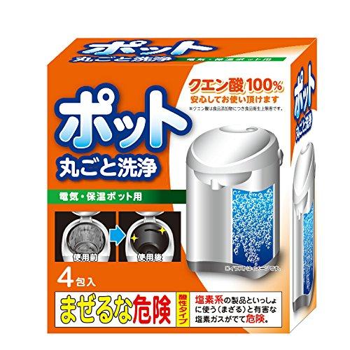 ポット丸ごと洗浄剤 4錠×5箱（計20錠セット ）クエン酸 電気ケトル 電気ポット・魔法瓶の汚れ・サビ汚れに｜polupolu-shop｜02