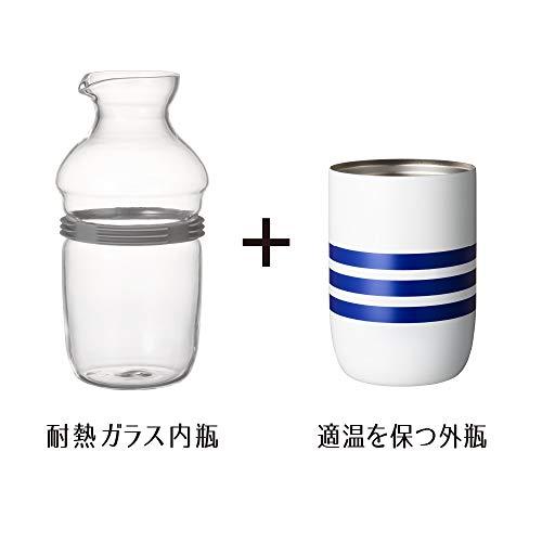 ドウシシャ 徳利 ホワイト 360ml ON℃Zone(オンドゾーン) 飲みごこち とっくり 線 OZNN-360SE｜polupolu-shop｜02