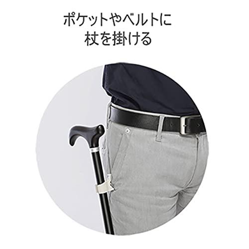 WOPSIM 杖 傘 転倒防止 バッグ・ポケットに掛けられる 杖ホルダー TORI フック (オリジナルストラップ付き) (グレー)｜polupolu-shop｜04