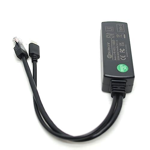 DSLRKIT 5V ギガビットPoEスプリッター USB Type C 48V - 5V 2.4A アダプター IEEE 802.3af 準拠｜polupolu-shop｜08