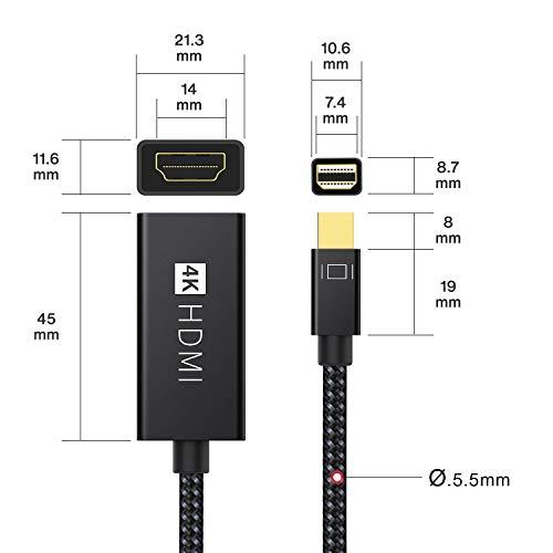 iVANKY Mini DisplayPort to HDMI 変換アダプタ【4K@60Hz/20cm】Thunderbolt to HDMI App｜polupolu-shop｜06