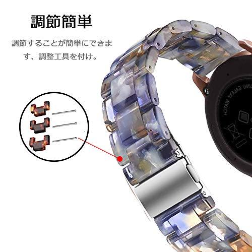 対応garmin Vivoactive 3/Galaxy Watch Active 2 樹脂バンド Garmin Venu SQ 交換バンド バンド｜polupolu-shop｜02