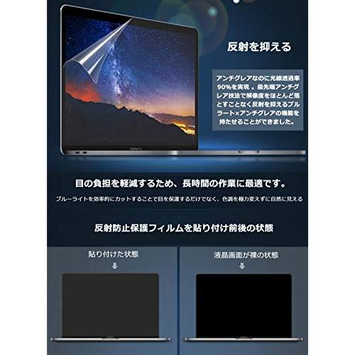 【2023新】MacBook 14インチ 液晶保護フィルム 2枚パック MacBook Pro 14インチ (2021/2022)用 超反射防止フィル｜polupolu-shop｜02