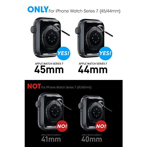 Apple Watch Series 7 45mm/44mm ケース 保護カバー バンド 衝撃吸収 アップルウォッチ シリーズ Apple Watch｜polupolu-shop｜02