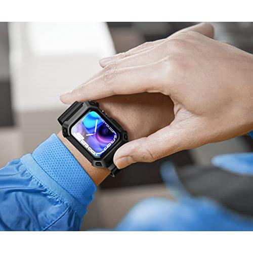 Apple Watch Series 7 45mm/44mm ケース 保護カバー バンド 衝撃吸収 アップルウォッチ シリーズ Apple Watch｜polupolu-shop｜07