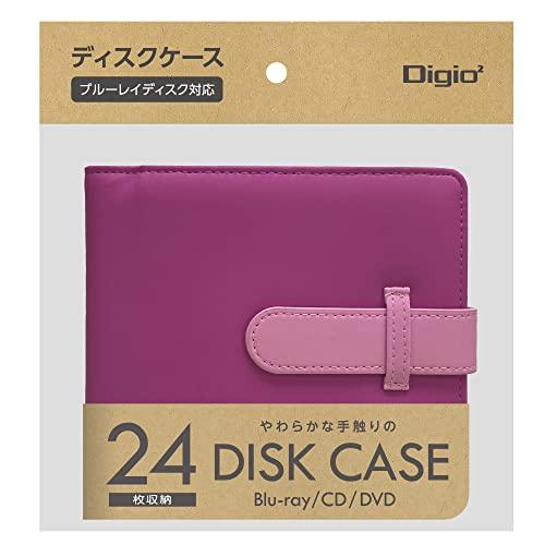 ナカバヤシ Digio2 Blu-ray対応 メディアケース ディスクケース BD DVD CD 24枚収納 ピンク Z9392｜polupolu-shop｜03