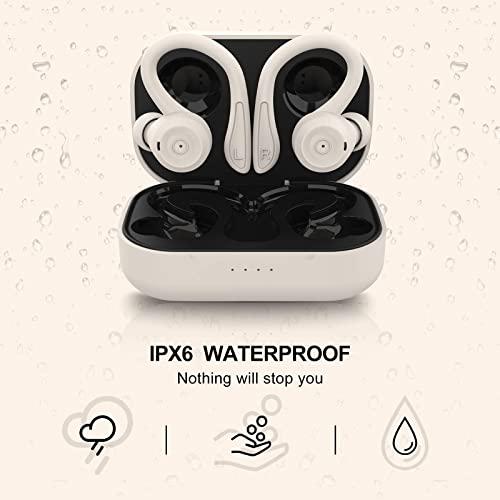 【耳掛け型スポーツイヤホン】ワイヤレスイヤホン Bluetooth 5.0 耳掛け式 ブルートゥース 軽量/防水/イヤホン/片耳/両耳/左右分離型 ぶ｜polupolu-shop｜06