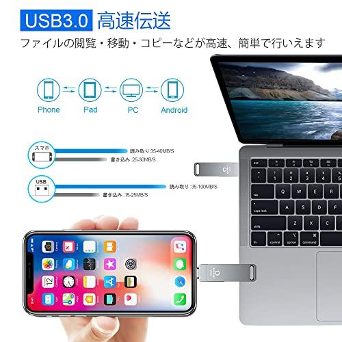 「日本限定usbメモリ128GB」 usbメモリ Phone ipad対応 フラッシュドライブ アイフォン メモリ Phone 外付けメモリ IOS｜polupolu-shop｜05