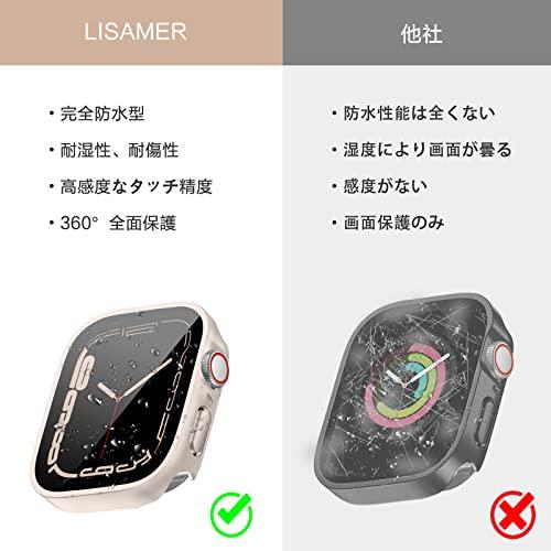 LISAMER 対応 Apple Watch ケース Series 8/SE/7/6/5/4 45mm アップルウォッチ用 ケース 防水 一体型 新デ｜polupolu-shop｜05